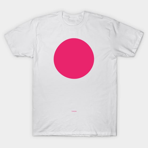 Circular - Crayola Carmine T-Shirt by Eugene and Jonnie Tee's